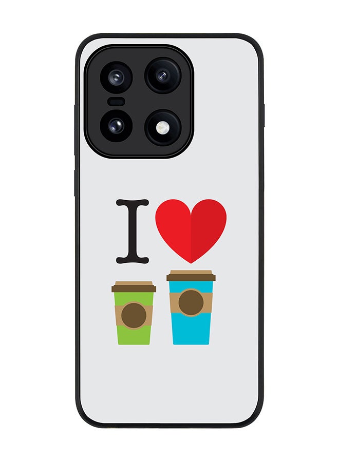 For OnePlus 15 Case,Slim fit Camera Protection, Shockproof Thin Phone cover  - I Love Coffee